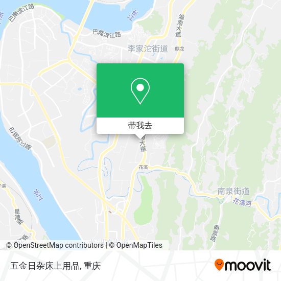 五金日杂床上用品地图