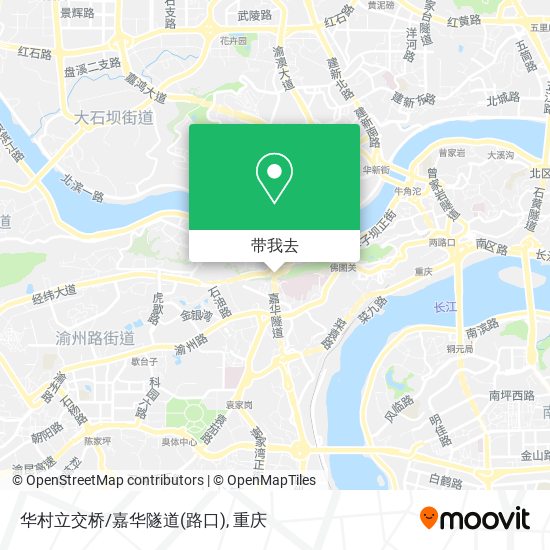 华村立交桥/嘉华隧道(路口)地图