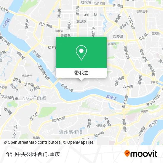 华润中央公园-西门地图