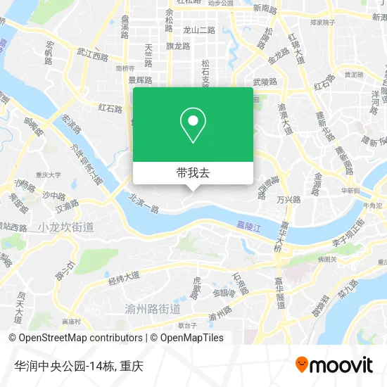 华润中央公园-14栋地图
