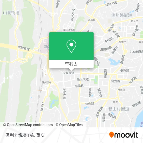 保利九悦荟1栋地图