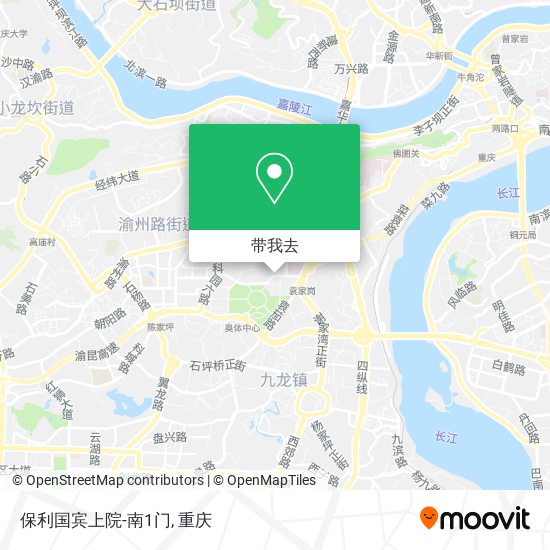 保利国宾上院-南1门地图