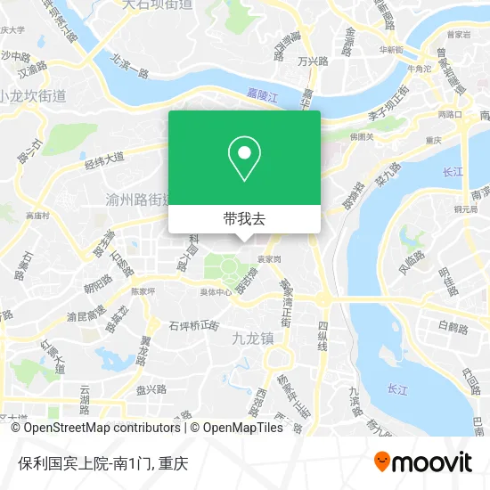 保利国宾上院-南1门地图