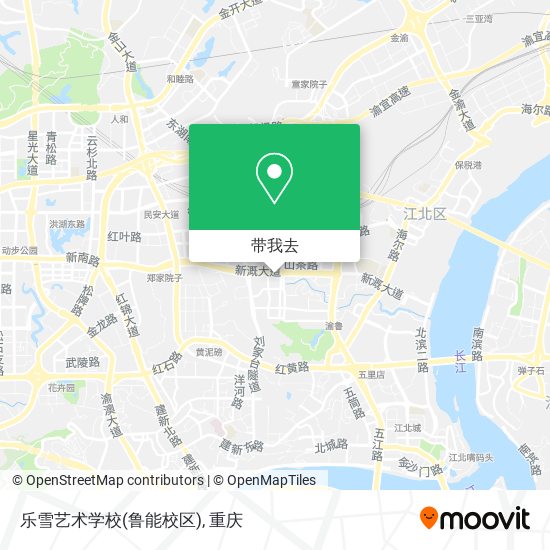 乐雪艺术学校(鲁能校区)地图