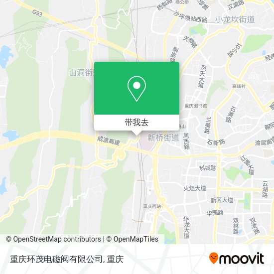 重庆环茂电磁阀有限公司地图