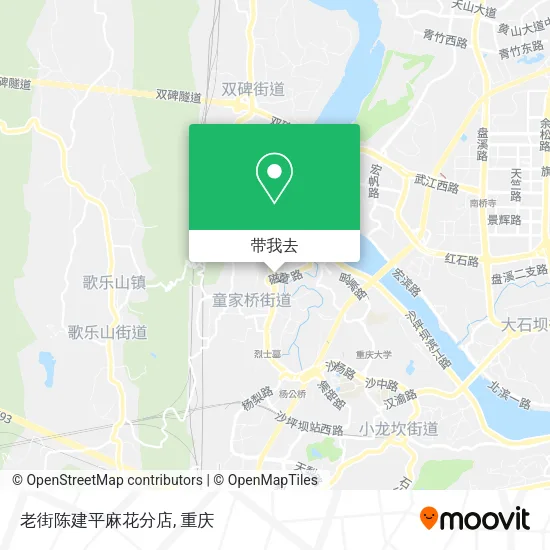 老街陈建平麻花分店地图