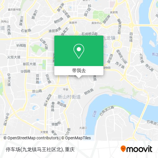 停车场(九龙镇马王社区北)地图