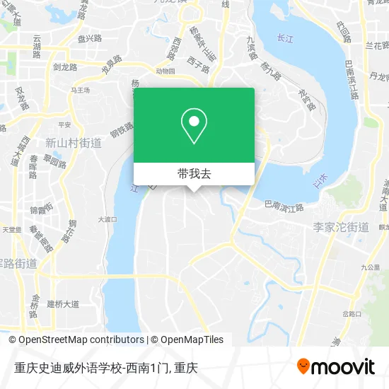 重庆史迪威外语学校-西南1门地图