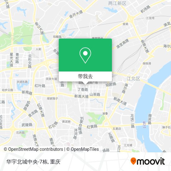 华宇北城中央-7栋地图