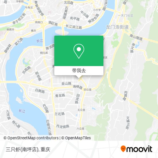 三只虾(南坪店)地图