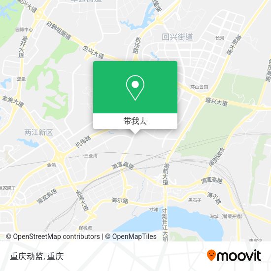重庆动监地图