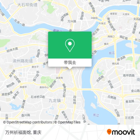 万州祈福面馆地图