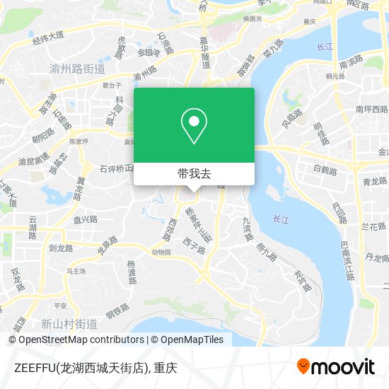ZEEFFU(龙湖西城天街店)地图