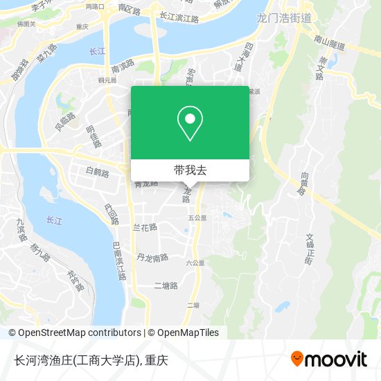 长河湾渔庄(工商大学店)地图