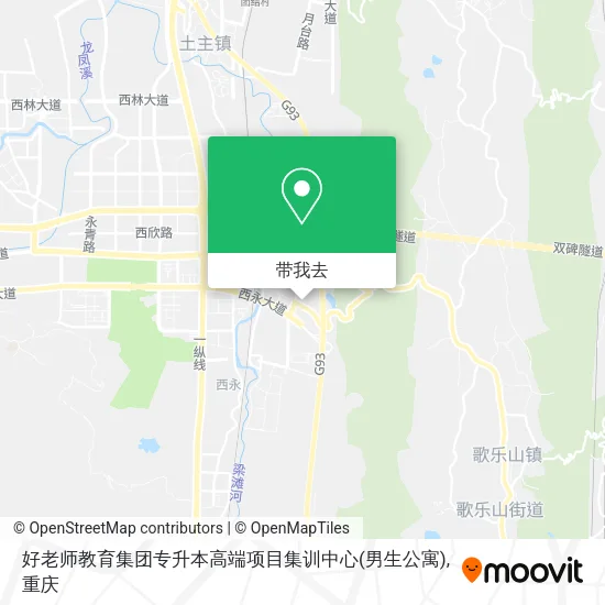 好老师教育集团专升本高端项目集训中心(男生公寓)地图