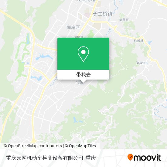 重庆云网机动车检测设备有限公司地图