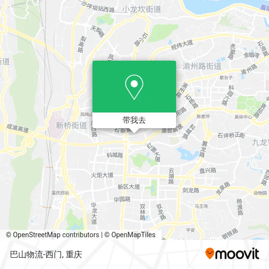 巴山物流-西门地图