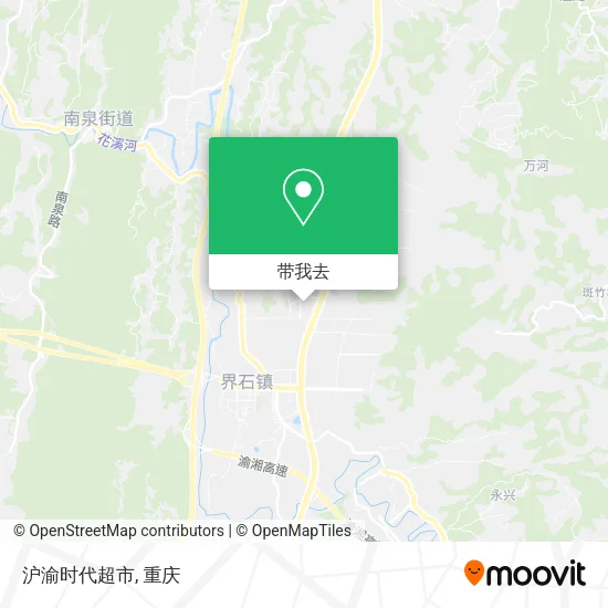 沪渝时代超市地图