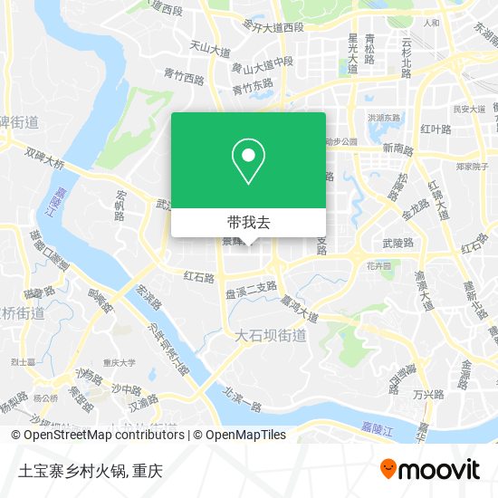 土宝寨乡村火锅地图