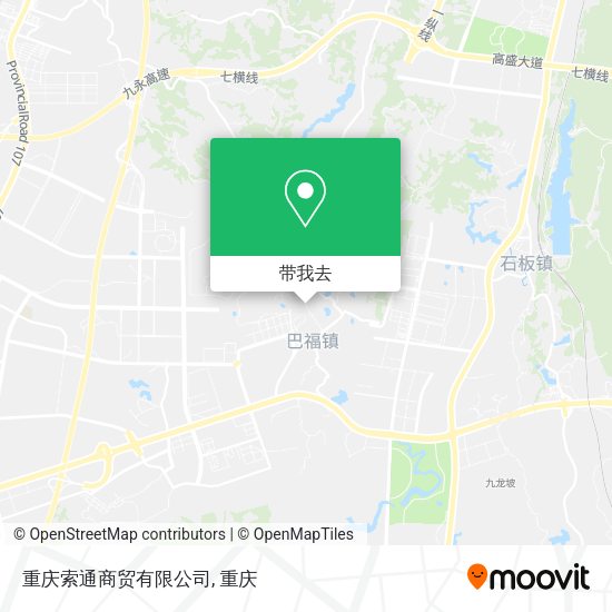 重庆索通商贸有限公司地图