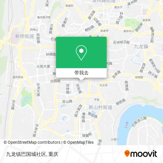 九龙镇巴国城社区地图