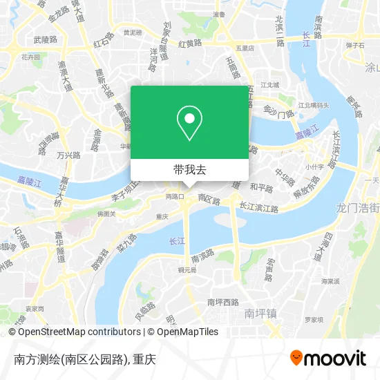 南方测绘(南区公园路)地图
