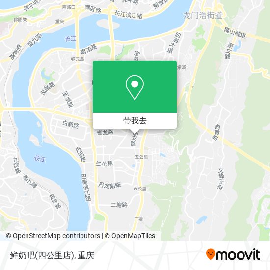 鲜奶吧(四公里店)地图