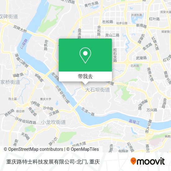 重庆路特士科技发展有限公司-北门地图