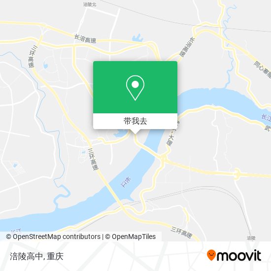 涪陵高中地图