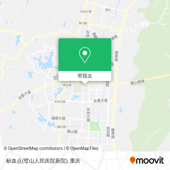 献血点(璧山人民医院新院)地图