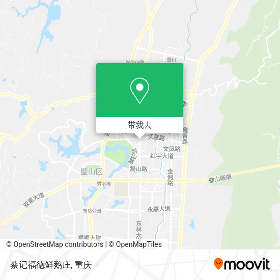蔡记福德鲜鹅庄地图