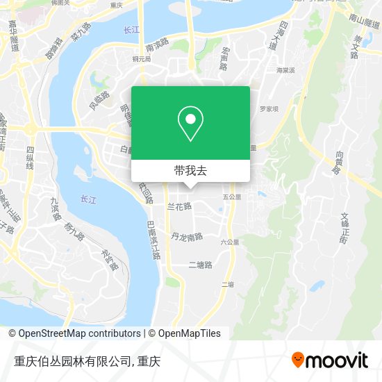重庆伯丛园林有限公司地图
