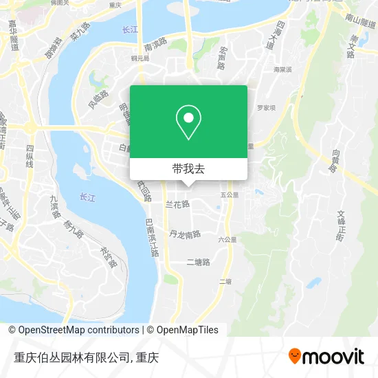 重庆伯丛园林有限公司地图