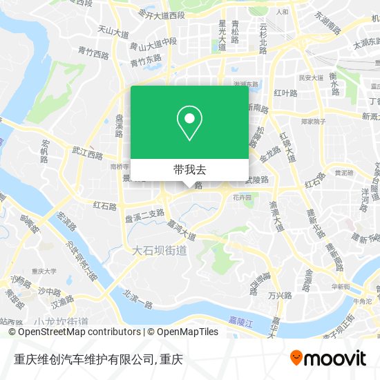 重庆维创汽车维护有限公司地图