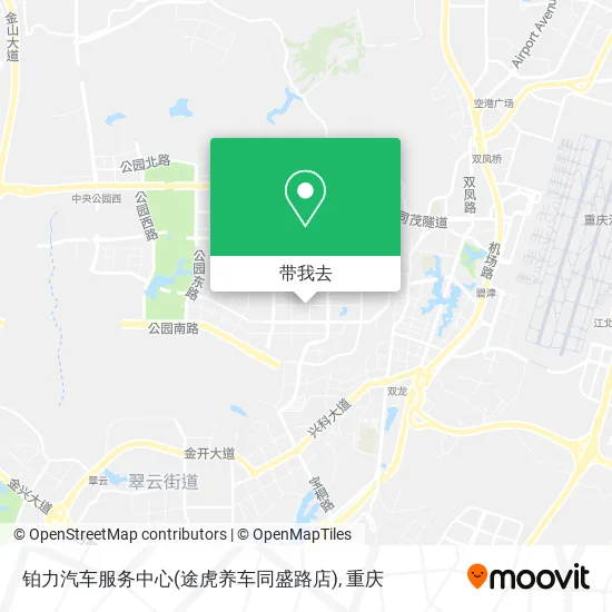 铂力汽车服务中心(途虎养车同盛路店)地图