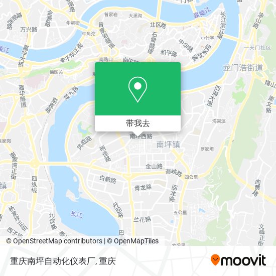 重庆南坪自动化仪表厂地图