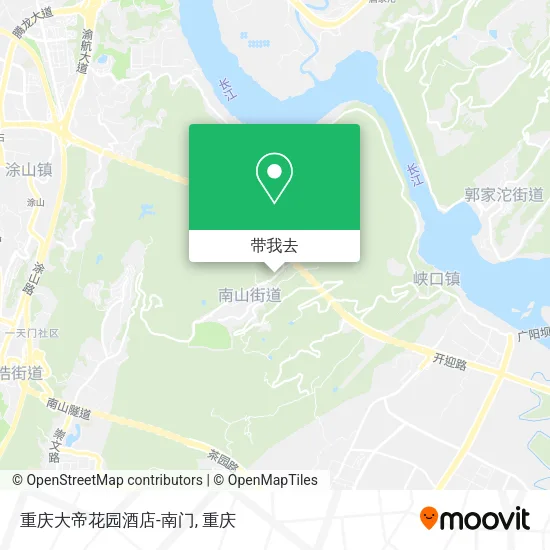 重庆大帝花园酒店-南门地图