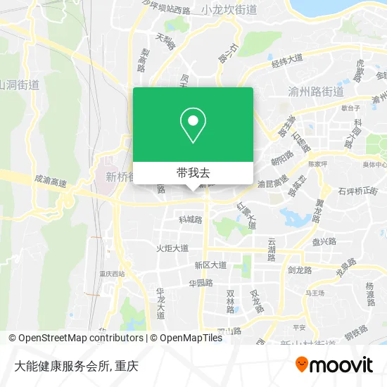 大能健康服务会所地图