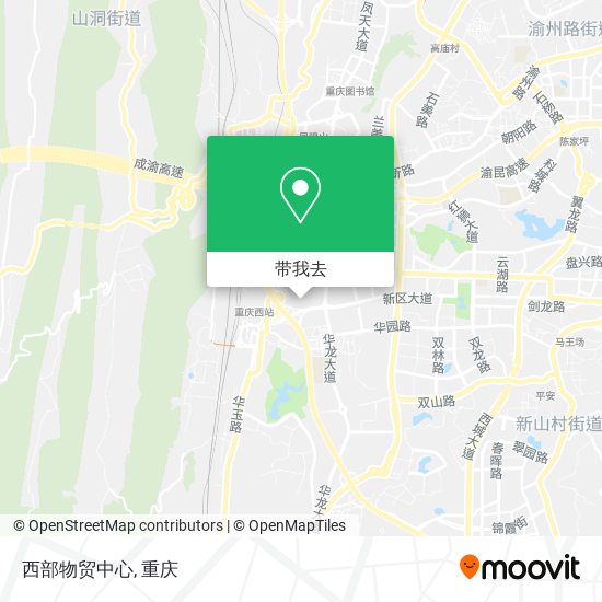 西部物贸中心地图