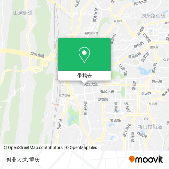 创业大道地图