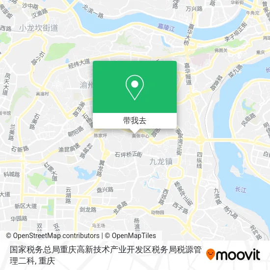 国家税务总局重庆高新技术产业开发区税务局税源管理二科地图