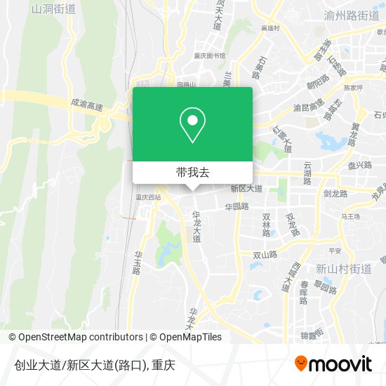 创业大道/新区大道(路口)地图
