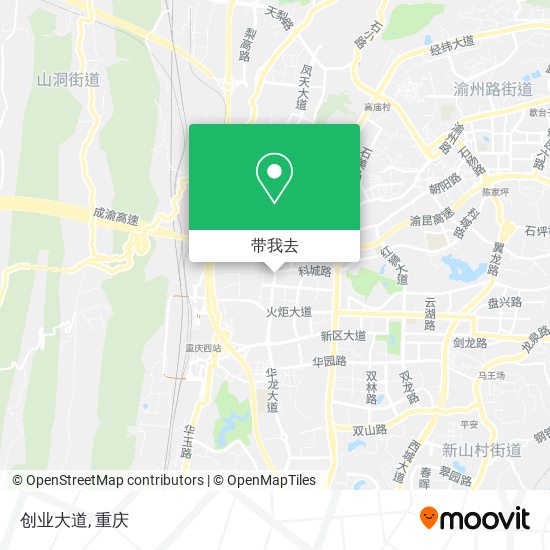 创业大道地图