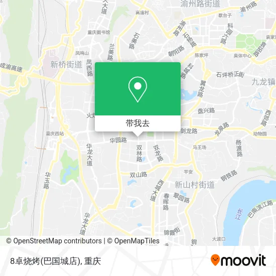 8卓烧烤(巴国城店)地图