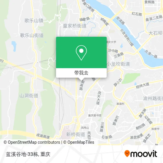 蓝溪谷地-33栋地图