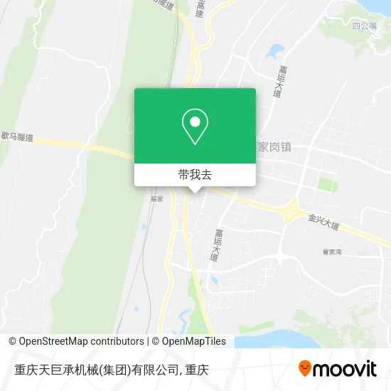 重庆天巨承机械(集团)有限公司地图