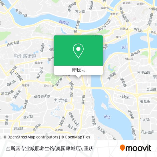 金斯露专业减肥养生馆(奥园康城店)地图