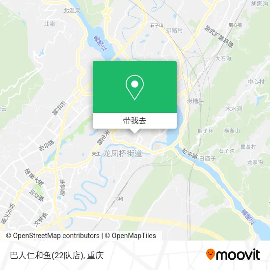 巴人仁和鱼(22队店)地图