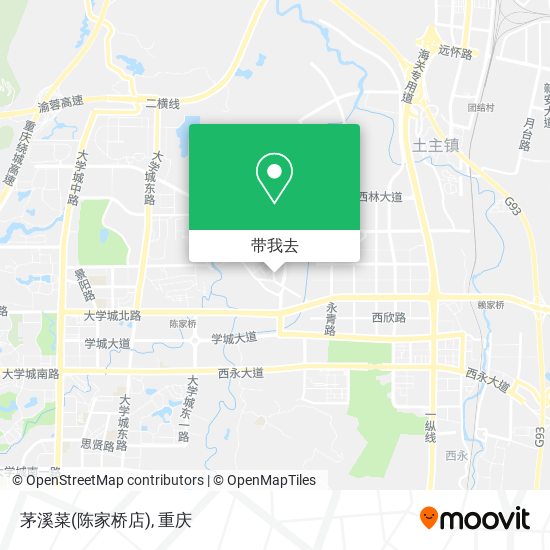 茅溪菜(陈家桥店)地图
