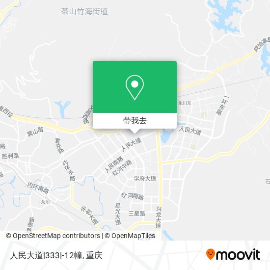 人民大道|333|-12幢地图